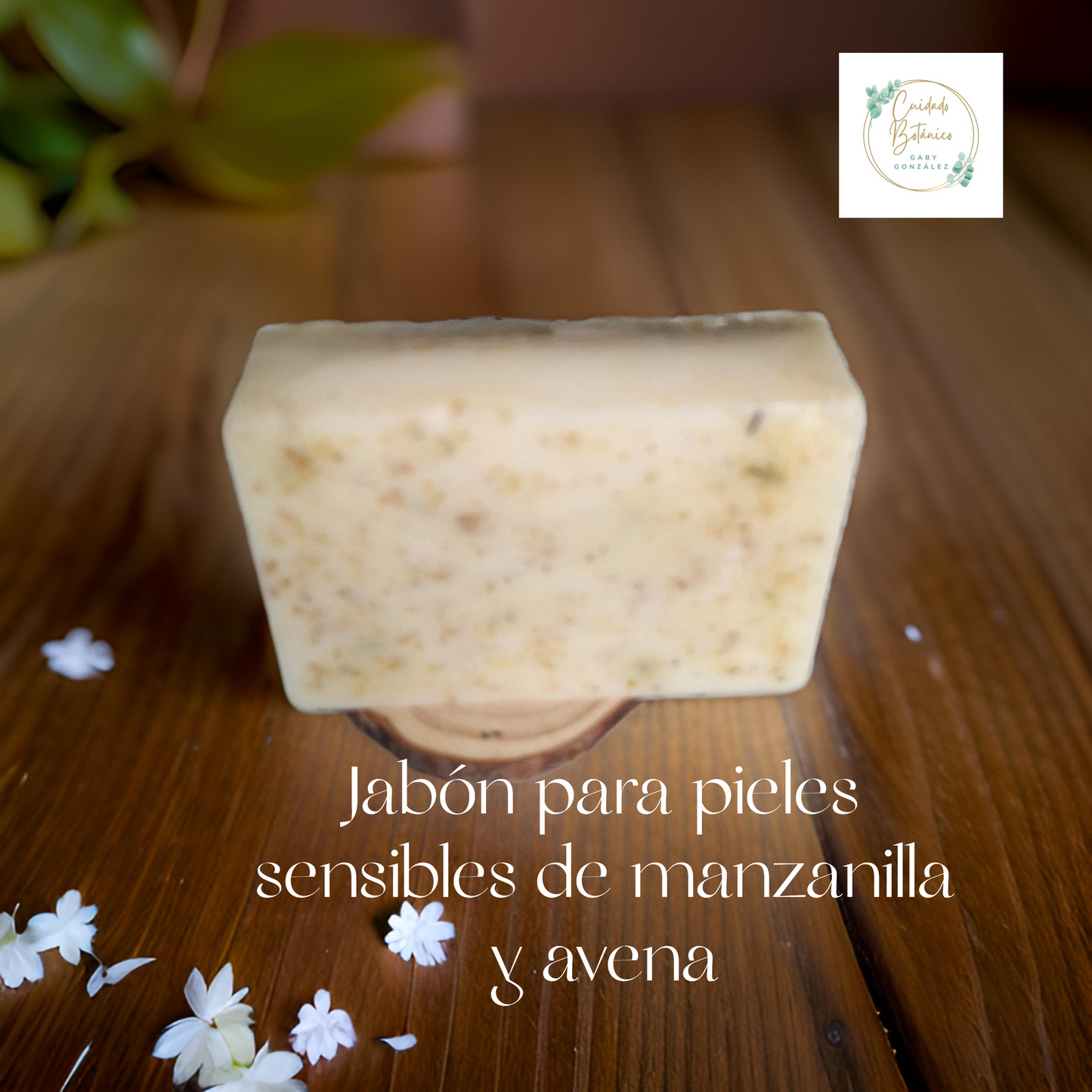 Jabón de Manzanilla y avena para pieles sensibles/atópica