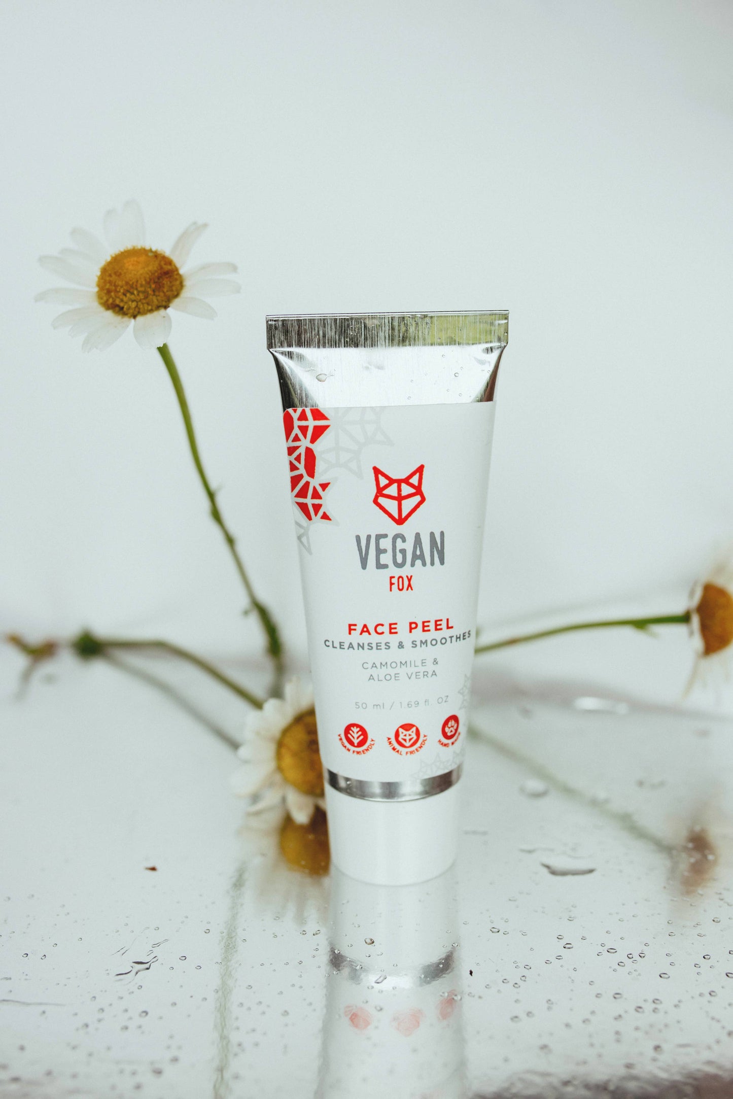 VEGAN FOX Cosmetics| Exfoliante Facial que Limpia y Suaviza