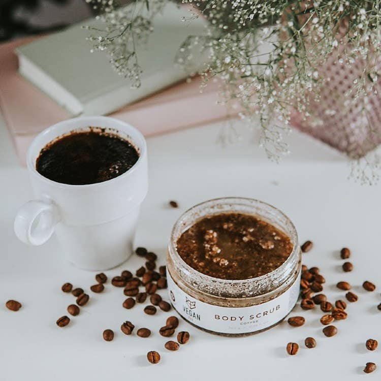 Exfoliante corporal de café| Vegan Fox