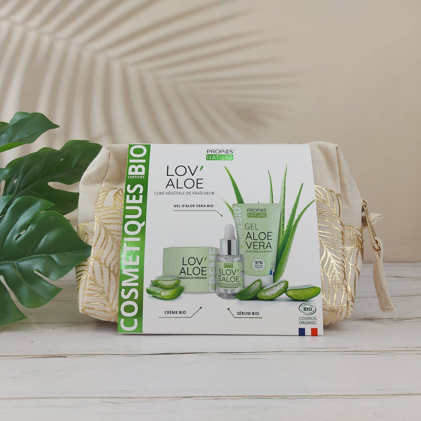 Propos'Nature - Estuche Lov'Aloe - 3 Cuidados Orgánicos con Aloe Vera - Regalo