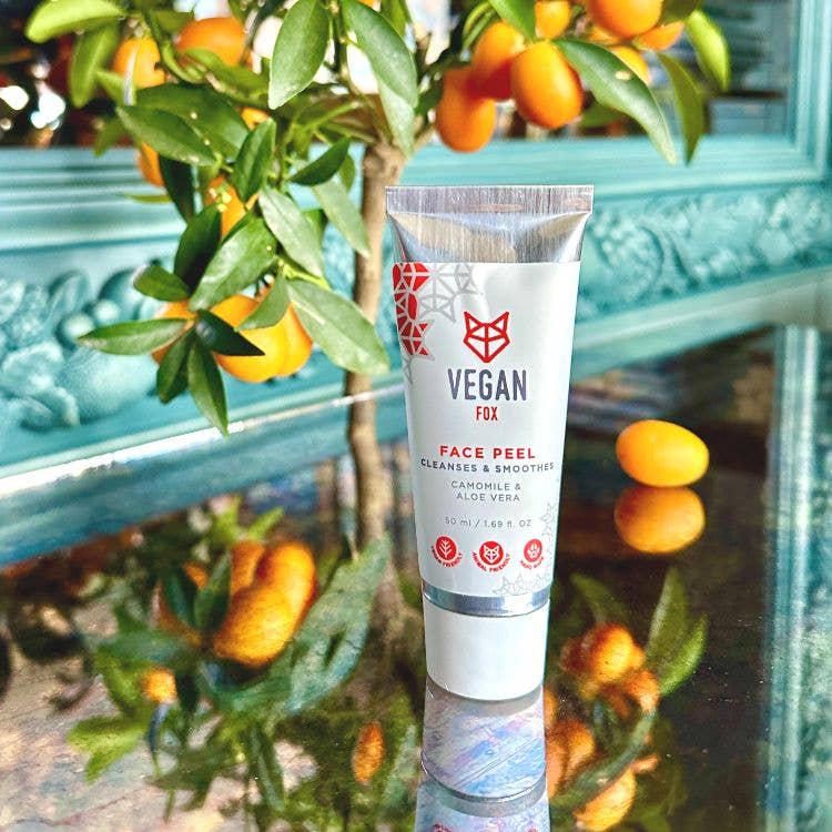 VEGAN FOX Cosmetics| Exfoliante Facial que Limpia y Suaviza