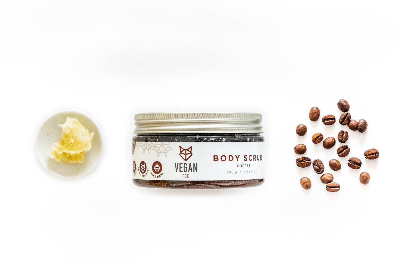 Exfoliante corporal de café| Vegan Fox